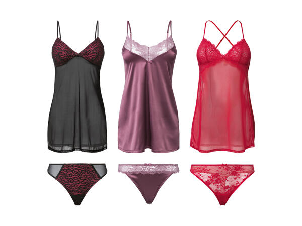 ESMARA LINGERIE(R) Negligésæt