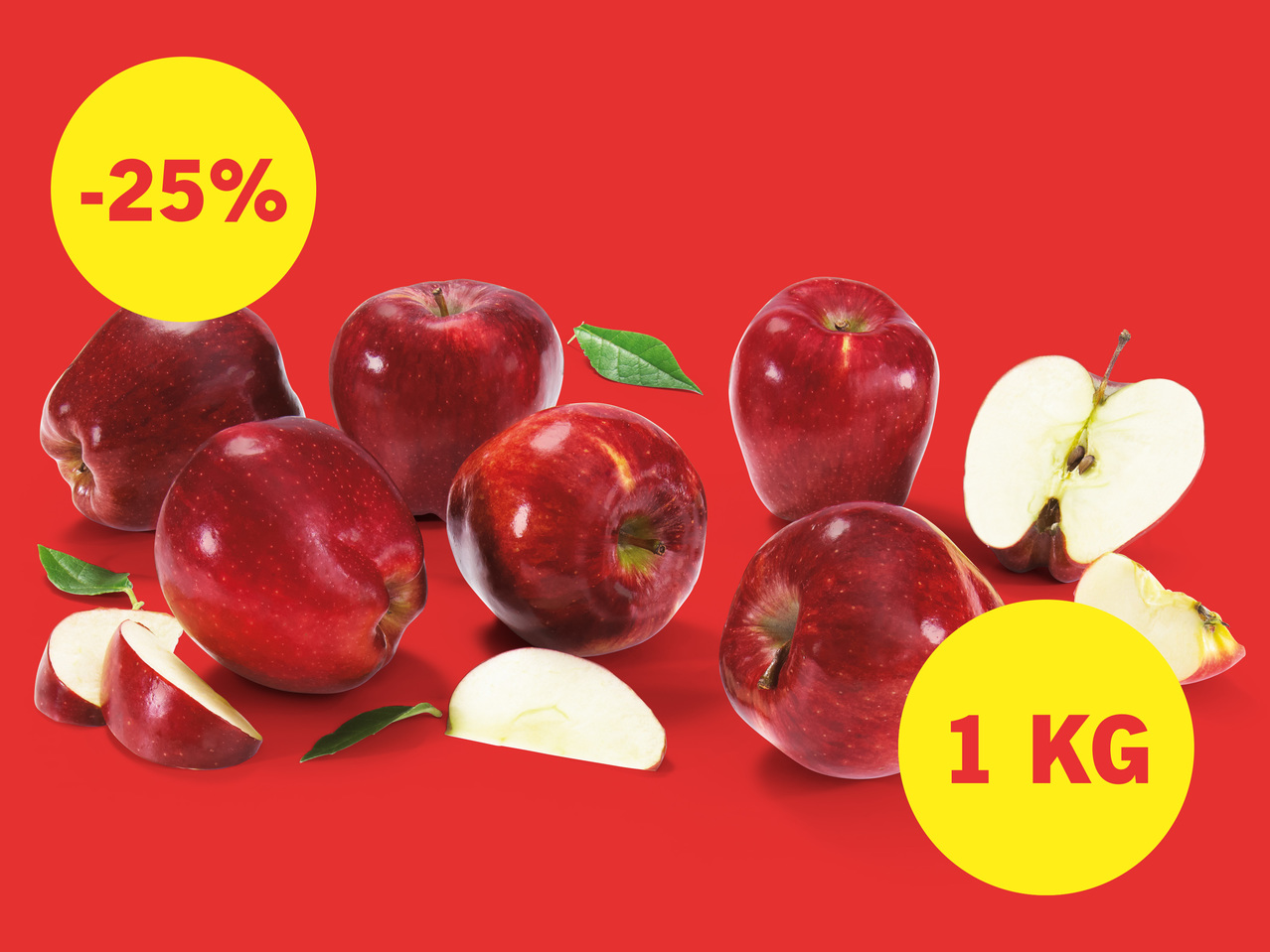 ÄPPLEN RÖDA 1 KG