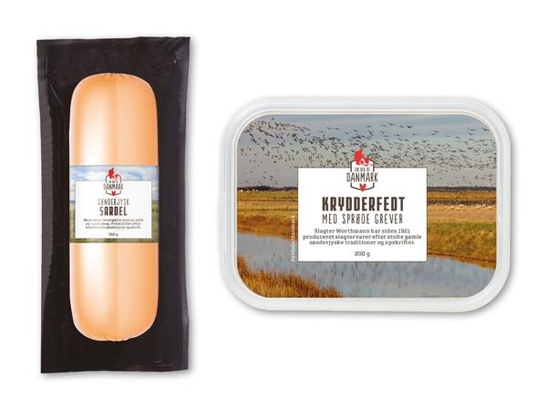 Sardel eller krydderfedt med grever
