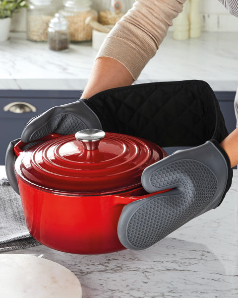 Crofton Silicone Double Oven Gloves