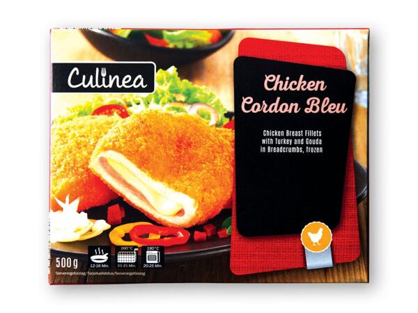 CULINEA Cordon bleu, kyllingebrystfilet, -over- og -underlår eller -underlår