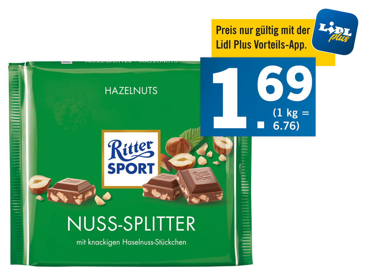 RITTER SPORT Tafelschokolade