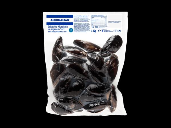 Gekochte Muscheln
