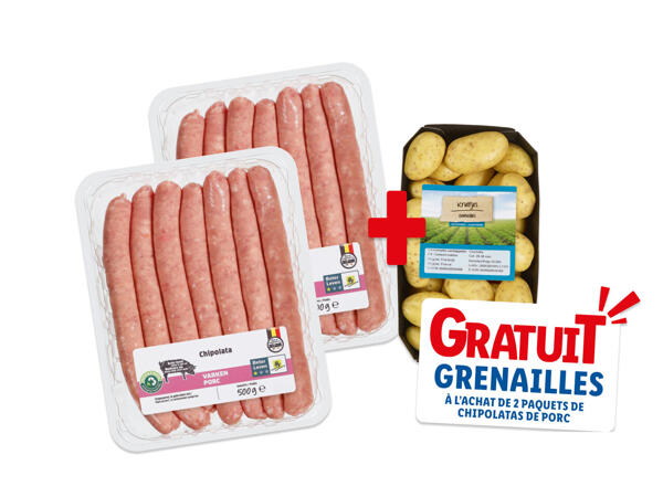 Chipolatas de porc