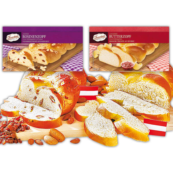 Rosinen-/ Butterzopf