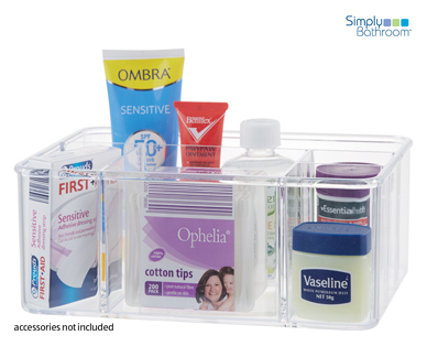 Acrylic Bathroom Organisers