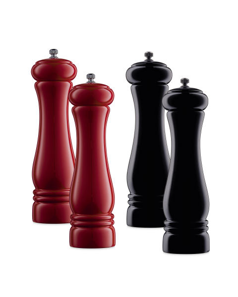 Glossy Salt and Pepper Mills
