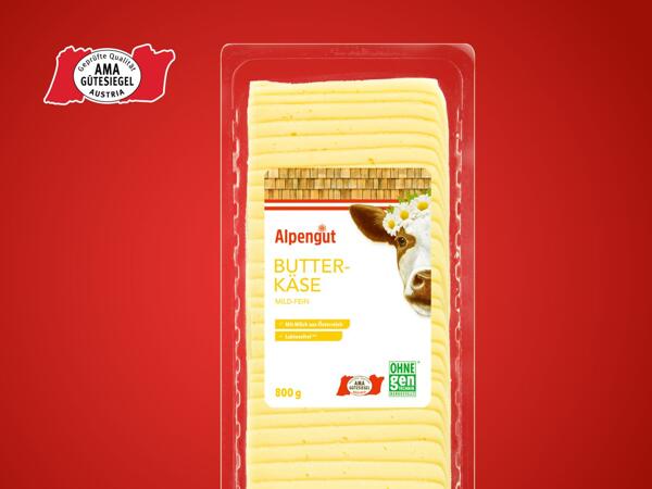 Butterkäse in Scheiben