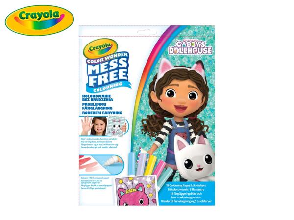 Crayola Mess Free Colouring Book - Gabby's Dollhouse