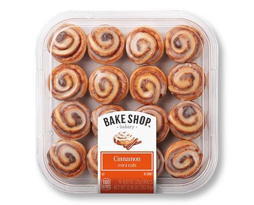 Bake Shop 
 Mini Cinnamon Rolls