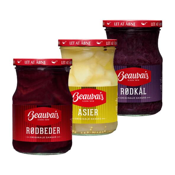 Asier, rødbeder eller rødkål