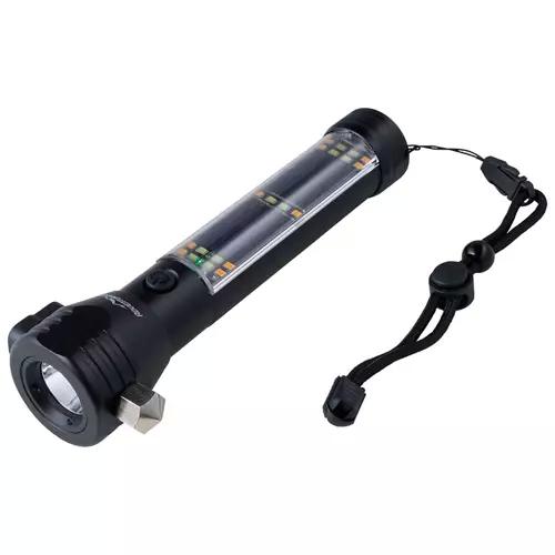 Solar Powered Trekking Torch with USB Charger