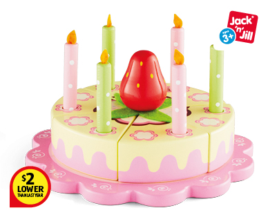WOODEN FRACTION CAKE