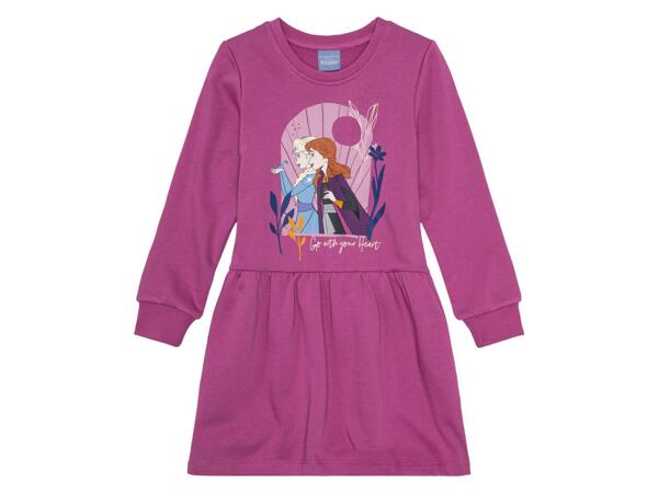 Girls' sweatshirt dress "Frozen"