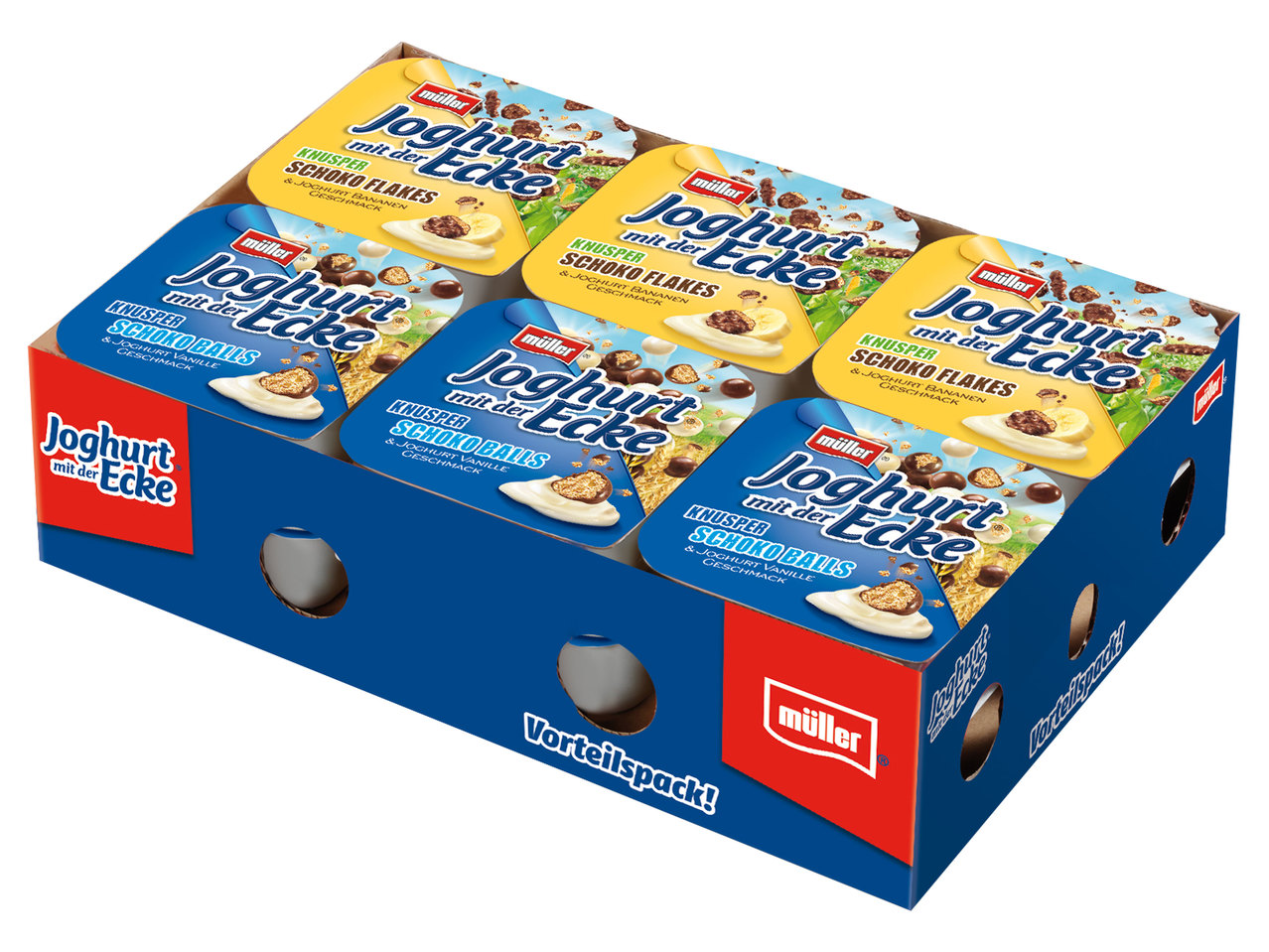 MÜLLER Joghurt mit der Ecke 12x 150 g