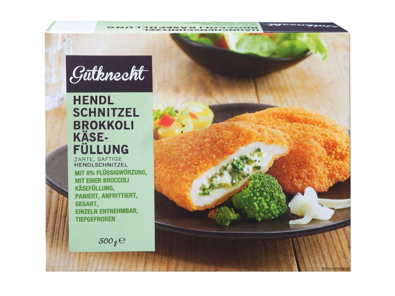 GUTKNECHT Hendlschnitzel mit Brokkoli-Käsefüllung