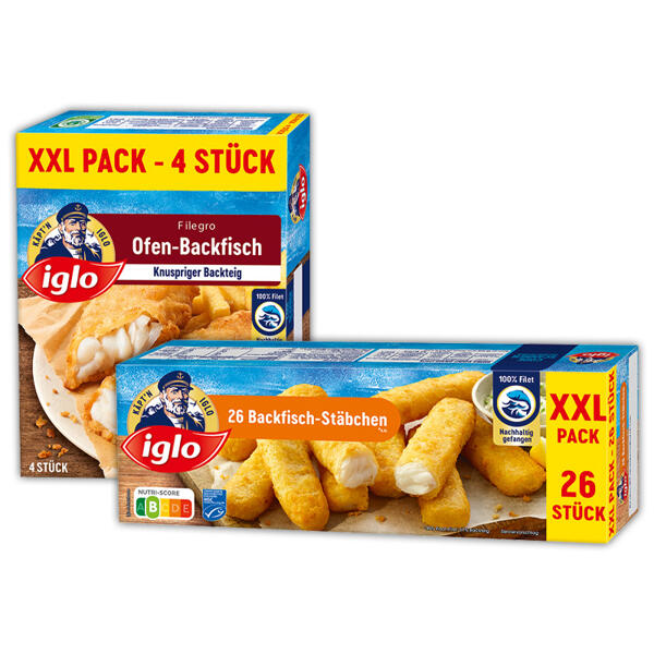 Backfisch-Stäbchen / Filegro XXL