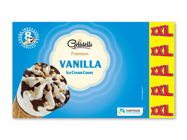 Vaniljeisvafler