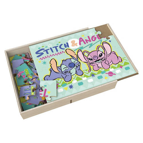 5 Piece Children's Wooden Puzzle - Stitch