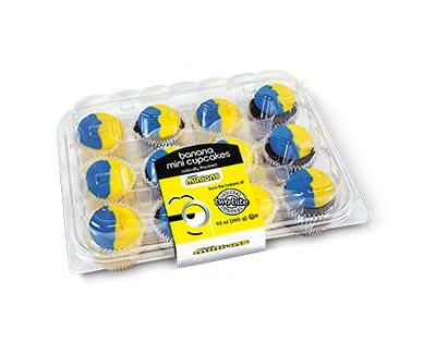 Two Bite Minions 12-Count Mini Cupcakes