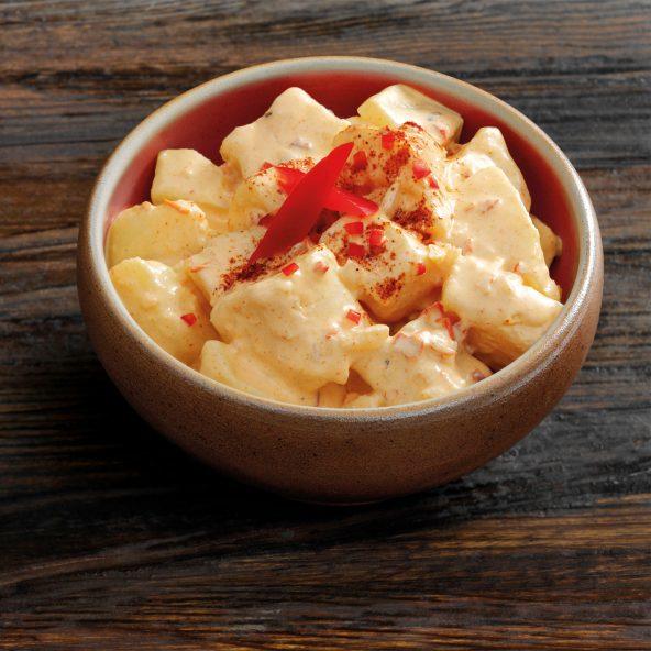 Kartoffelsalat med paprika