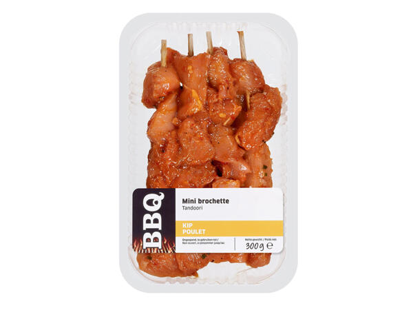 Mini-brochettes de poulet