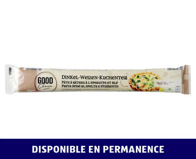 GOOD CHOICE 
 PÂTE À TARTE À L'ÉPEAUTRE