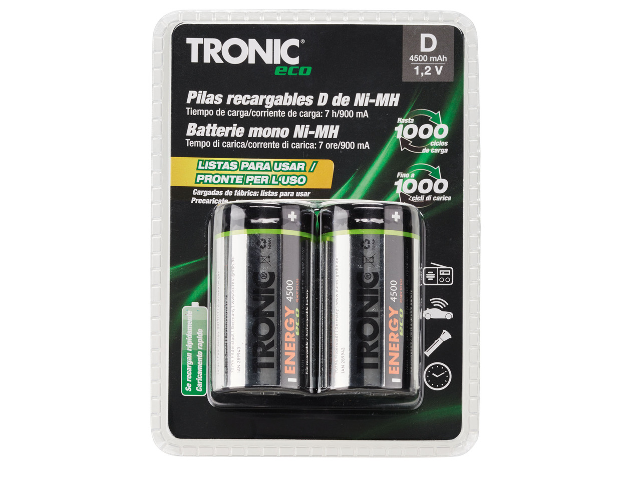 "Ready to Use" Rechargeable Batteries