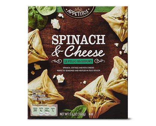 Appetitos 
 Blossoms Spinach & Cheese or Chicken & Pesto