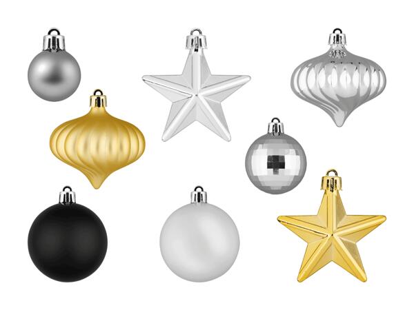 Décorations pour sapin de Noël, 20 ou 45 pièces