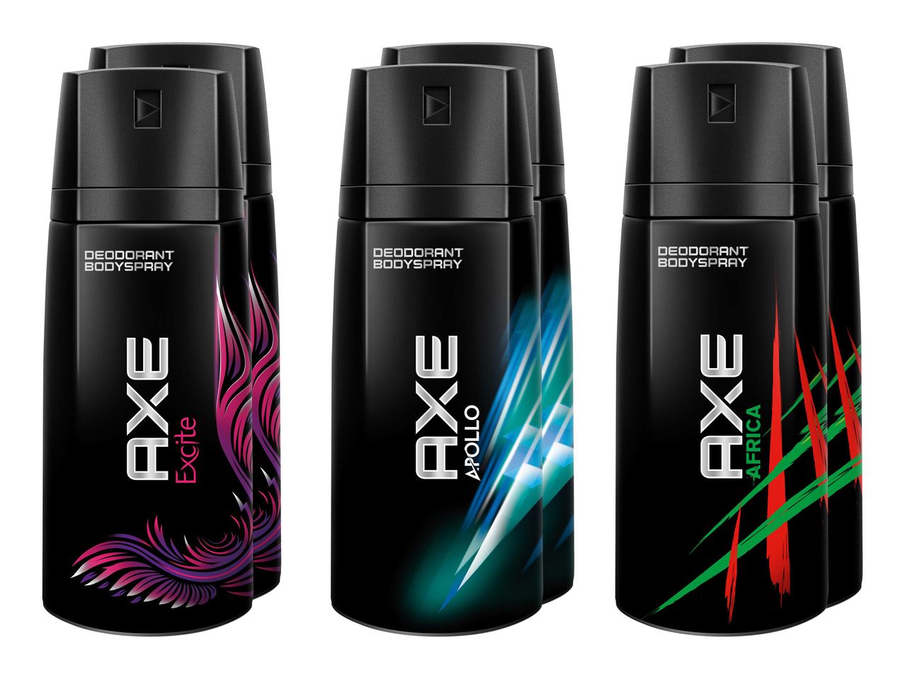 Spray désodorisant Axe, duo pack