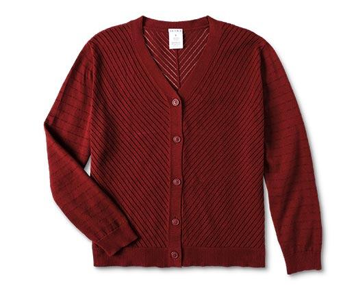 Serra Ladies Pointelle Cardigan