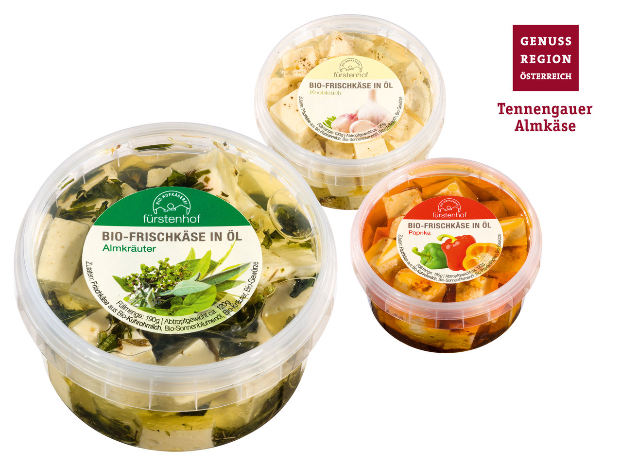 GENUSS REGION ÖSTERREICH Bio-Frischkäse in Öl