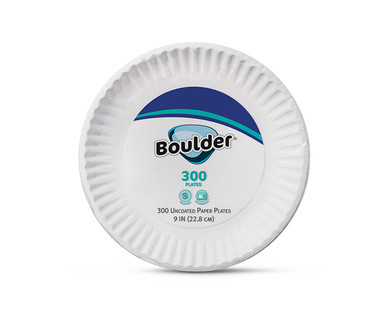 Boulder Uncoated Paper Plates