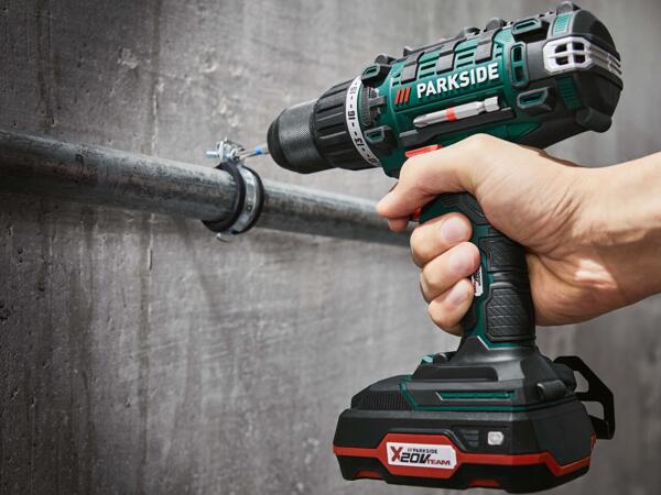 Parkside 20V Cordless Drill Driver Set