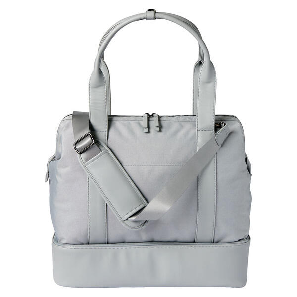 LIVE IN STYLE Gray Travel Weekender Bag