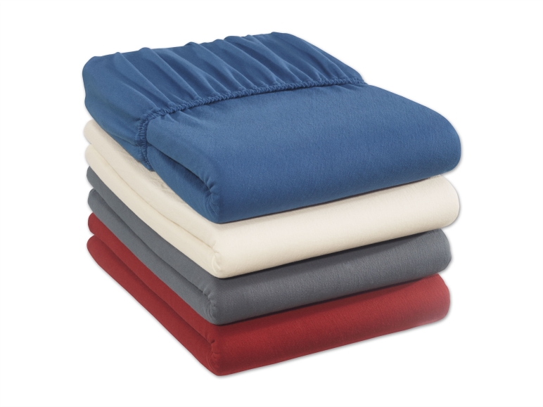 MERADISO(R) Winter-Jersey-Spannleintuch, 140-160 x 200