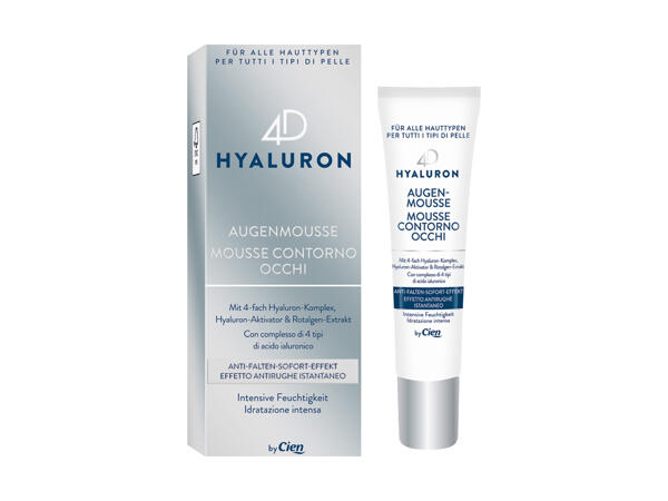 Crème contour des yeux à l'acide hyaluronique 4D