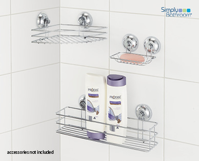 SUCTION BATHROOM ACCESSORIES