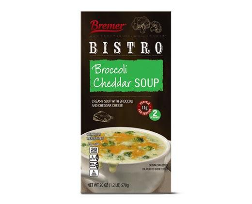 Bremer Bistro 
 Broccoli Cheddar or French Onion Soup