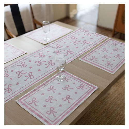 4 Pack Placemat Set - Bows