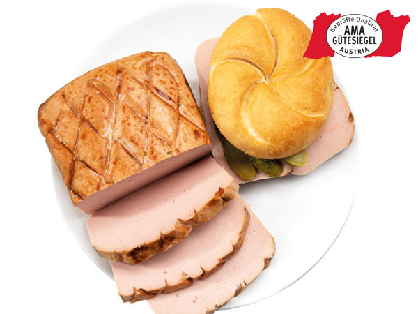Leberkäse oder Pizza-Leberkäse