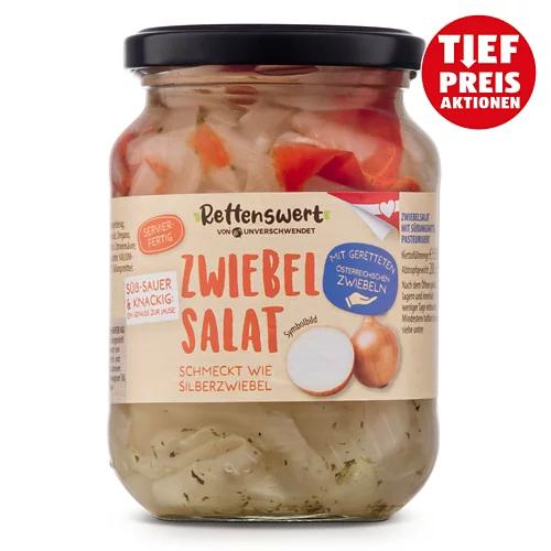 RETTENSWERT Salate, Zwiebelsalat