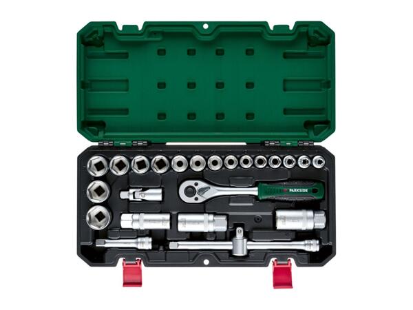 Parkside 3/8" Socket Set - 24 Pieces
