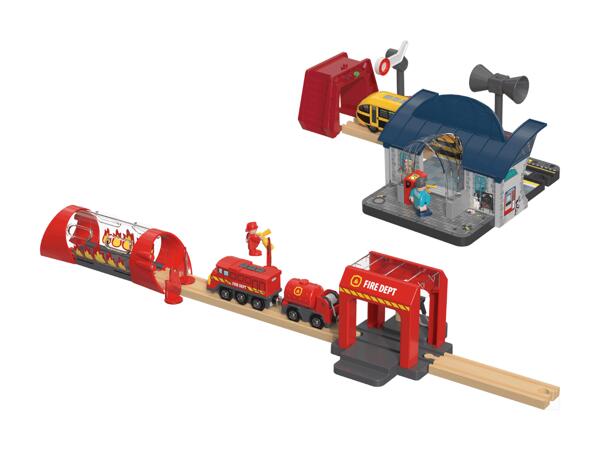Set de chemin de fer "Gare"/"Pompiers"