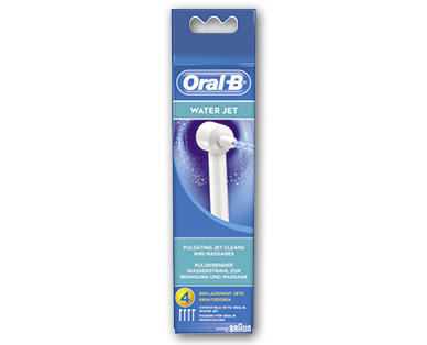 ORAL B Têtes d'hydropulseur de rechange Water Jet, 4 pièces