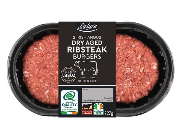 Dry Aged Irish Angus Ribsteak Burgers