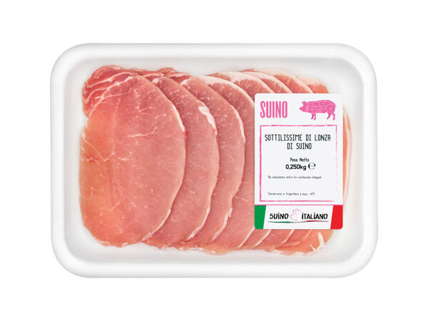 Thin Pork Loin Slices