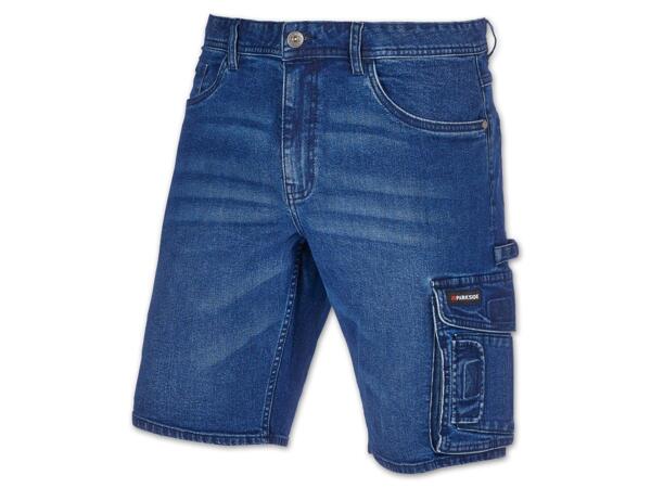 Herren Jeans-Arbeitsbermudas