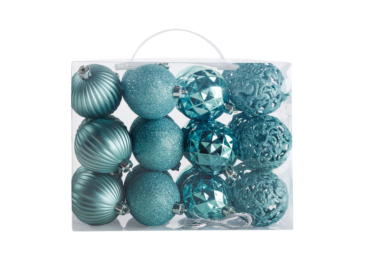 Christmas Tree Baubles, 24 pieces